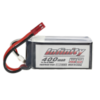 Infinity 11.1V 400mah 70c 3s Lipo Battery Jst Plug