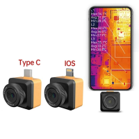 INFIRAY T2S+ Thermische Beeldvormingscamera 256×192 voor Smartphone Type C Connector PCB vloerwarmteinspectie Infrarood