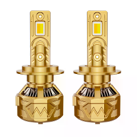 1 Paar Q8A Auto LED Koplamplamp H1/H4/H7/H11/9005/9006/9012 160W 8000LM 6500K Drie kleur Verlichte Waterdichte Auto kopl