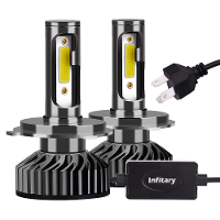 INFITARY 12V H4 H7 H11 COB LED Autolampen Super Heldere Gewijzigde Auto Lamp F2
