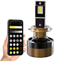INFITARY Auto LED Verlichting IP68 Waterdicht Bluetooth 5.0 APP Controle Kleurtemperatuur Aanpassing Automotive Koplampe