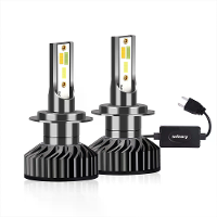 INFITARY F4 H4/H7/H11/H13/9005/9006 Auto LED koplampgloeilamp 4 kleuren flits IP68 waterdicht Automobielkoplampen Hoge h