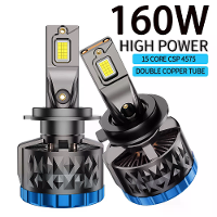 Infitary Paar Auto LED Koplamp Modificatie 160W Per Paar Lampen Gloeilamp 6500K Helder Witte Autolampen IP68 Waterdicht