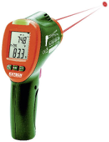 Extech IRT600 Infrarood thermometer Kalibratie ISO Optiek 12:1  30 tot +350 Â°C