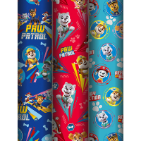 Inpakpapier/cadeaupapier   6x rollen   feest/verjaardag   200 x 70 cm   papier   Paw Patrol thema