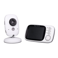 INQMEGA VB603 Draadloze video babyfoon 3,2 inch Baby Nanny Beveiligingscamera Nachtzicht Temperatuur Slaapmonitor   EU s