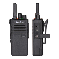 Inrico T522A 4G LTE Zello PTT Walkie Talkie Android Netwerkradio GPS WIFI bluetooth Noise Cancellation IP54 Waterdicht L