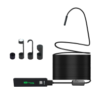 8 Mm Endoscoop 1/5/10M Kabel voor Autocamera Dubbele Lens IP68 Waterdichte Inspectie Endoscoop 8 LED lampen Zachte/Stijv