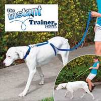 Instant Trainer Dog Leash 30 Lbs Stop Pulling Dog Walk