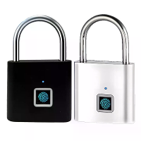 Intelligent vingerafdruk hangslot Buiten Waterproof Roestvrij Zinklegering Capaciteit voor 20 vingerafdrukken Type C Sne