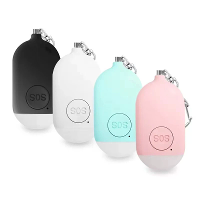 Intelligente SOS Persoonlijke Alarm Zelfbeschermingssleutelhanger 130dB Luide Veiligheid Paniekknop of Trekpen Alarm Wat