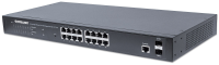 Intellinet 561341 19 netwerk switch 16 + 2 poorten 1 Gbit/s