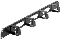 Intellinet 711050 19 inch Kabelgeleiding voor patchkast 1 HE Zwart (RAL 9005)