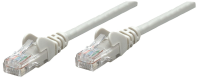 Intellinet 737067 RJ45 Netwerk Aansluitkabel CAT 6A S/FTP 20 m Grijs Folie afscherming, Afscherming gevlochten, Halogeenvrij