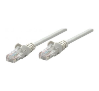Intellinet 737296 RJ45 Netwerk Aansluitkabel CAT 6A S/FTP 50 m Grijs Folie afscherming, Afscherming gevlochten, Halogeenvrij