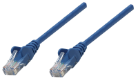 Intellinet 737357 RJ45 Netwerk Aansluitkabel CAT 5e U/UTP 0.25 M Blauw