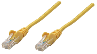 Intellinet 739870 RJ45 Netwerkkabel, patchkabel CAT 6 S/FTP 1.50 M Geel Folie afscherming, Afscherming gevlochten, Halogeenvrij 1 stuk(s)
