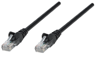 Intellinet 739917 RJ45 Netwerk Aansluitkabel CAT 6 U/UTP 0.25 M Zwart