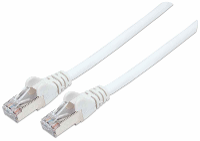 Intellinet 741439 RJ45 Netwerk Aansluitkabel S/FTP 30 m Wit Halogeenvrij