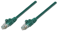Intellinet 342537 RJ45 Netwerkkabel, patchkabel CAT 6 U/UTP 15.00 M Groen 1 stuk(s)
