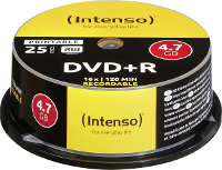 Intenso 4811154 DVD+R disc 4.7 GB 25 stuk(s) Spindel Bedrukbaar