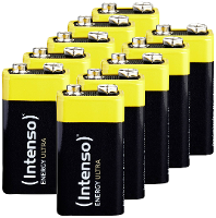 Intenso 7501451MP 9V batterij (blok) Alkaline 560 mAh 9 V 10 stuk(s)