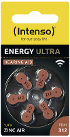 Intenso Batterij voor hoortoestel PR41 312 1.45 V 6 stuk(s) 148 mAh Zink lucht 7504436