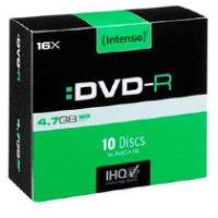 Intenso 4111156 DVD+R disc 4.7 GB 100 stuk(s) Spindel