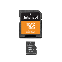 Intenso 3403460 microSDHC kaart   8gb   Class 4