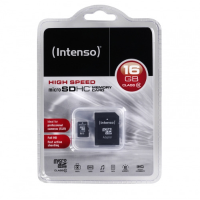 Intenso High Performance microSDHC kaart 32 GB Class 10 Incl. SD adapter