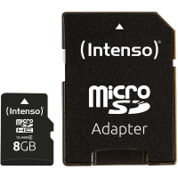 Intenso microSDHC 8GB Class 4 geheugenkaart