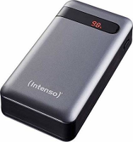 Intenso PD20000 Powerbank 20000 mAh Quick Charge 3.0, USB PD 3.0 LiPo Zwart Statusweergave