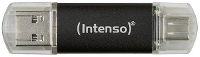 Intenso Twist Line USB stick 128 GB Antraciet 3539491 USB A, USB C, USB A 3.1 Gen 1