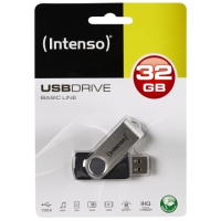Intenso Basic Line USB stick 64 GB USB 2.0 Zwart 3503490