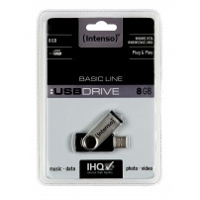 Intenso Basic Line USB stick 8 GB Zwart 3503460 USB A 2.0