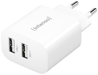 Intenso W24AA USB oplader 24 W 2x USB A Wit Binnen