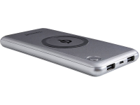 Intenso WP10000 Inductie powerbank 1000 mA 10000 mAh Uitgangen Qi standaard, USB Zilver