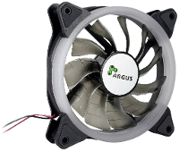 Inter Tech Argus RS 051 RGB CPU koellichaam met ventilator Zwart (b x h x d) 120 x 25 x 120 mm Incl. LED verlichting