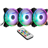 Inter Tech Argus RS 07 RGB Set120x120x25 case fan