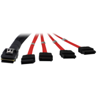 Inter Tech Kabel SFF 8087 > 4x SATA, 1m