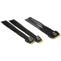 Inter Tech Kabel SFF 8654 8i > 2x SFF 8654 4i