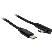 Inter Tech USB C naar USB C kabel 90°