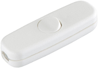 InterBär 5055 008.01 Snoerschakelaar Wit 1x uit/aan 3 A 1 stuk(s)