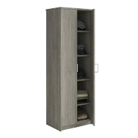 Interiax Kledingkast 'Amelie'   Grijze Eik   2 Deurs   180x60x40 cm
