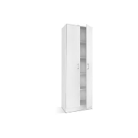 Interiax Kledingkast 'Amelie'   Wit   2 Deurs   180x60x40 cm