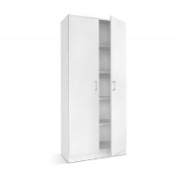 Interiax Kledingkast 'Amelie'   Wit   2 Deurs   180x80x40 cm