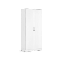 Interiax Kledingkast 'Amelie'   Wit   2 Deurs   180x80x54 cm