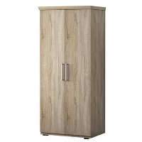Interiax Kledingkast 'Mila'   Sonoma Eik   2 Deurs   183x80x52cm