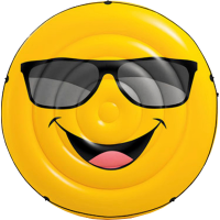 Smiley eiland luchtbed
