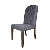 HSM Collection eetkamerstoel London   stof   grijs   Leen Bakker